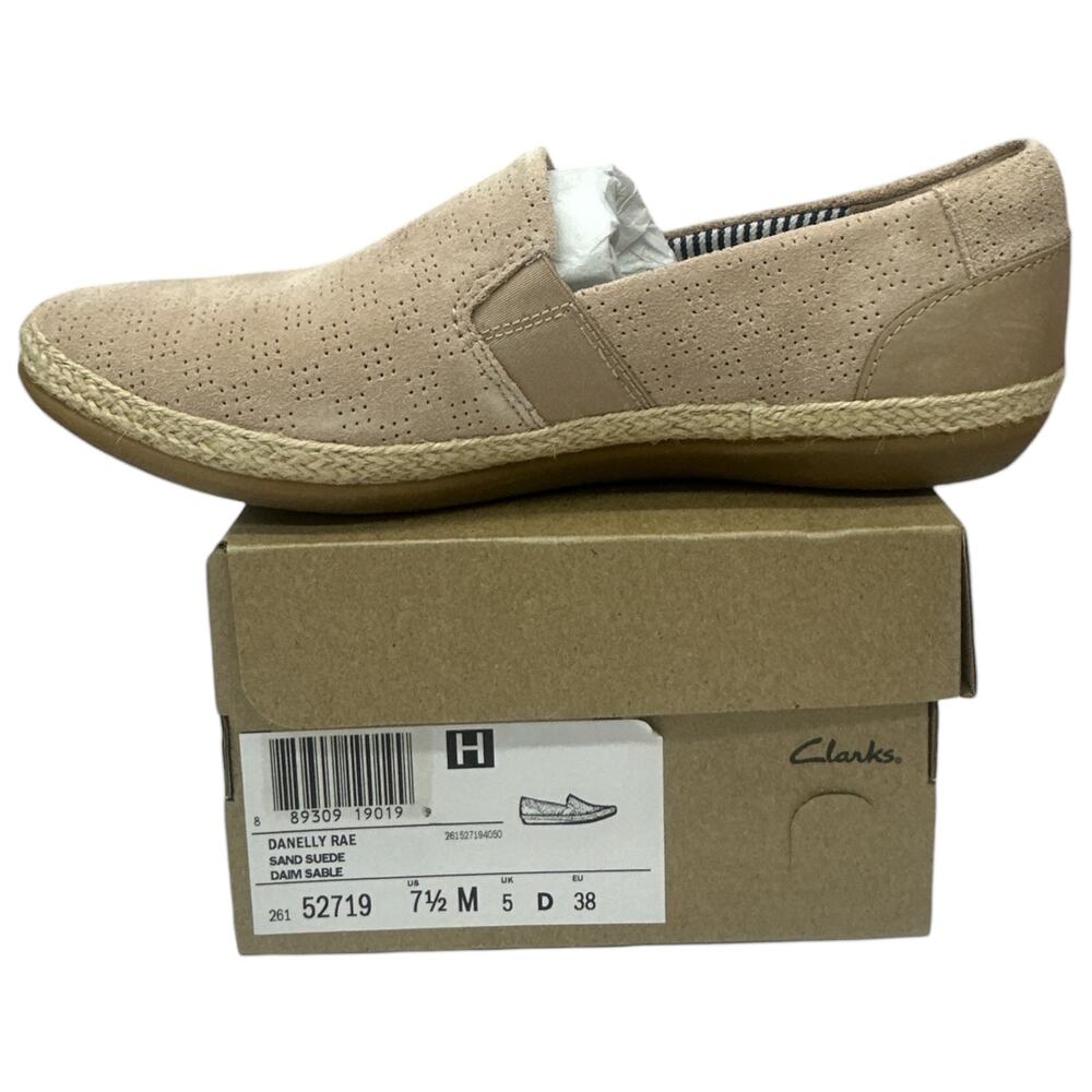 Clarks Danelly Rae Espadrille Loafers Flats Women's size 7.5